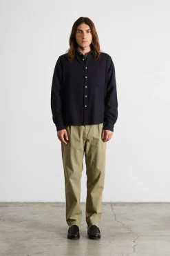 Best Sale Adam Shirt Plain Navy Men Shirts
