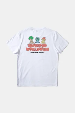 Fashion Afterwork Society Plain Off White Men T-Shirts