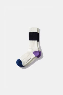 Hot Archer Socks Plain Off White Men Accessories