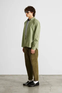 Clearance Bd Shirt Oxford Plain Olive Men Shirts