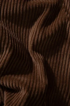 Cheap Bline Jacket Cord Plain Brown Men Outerwear