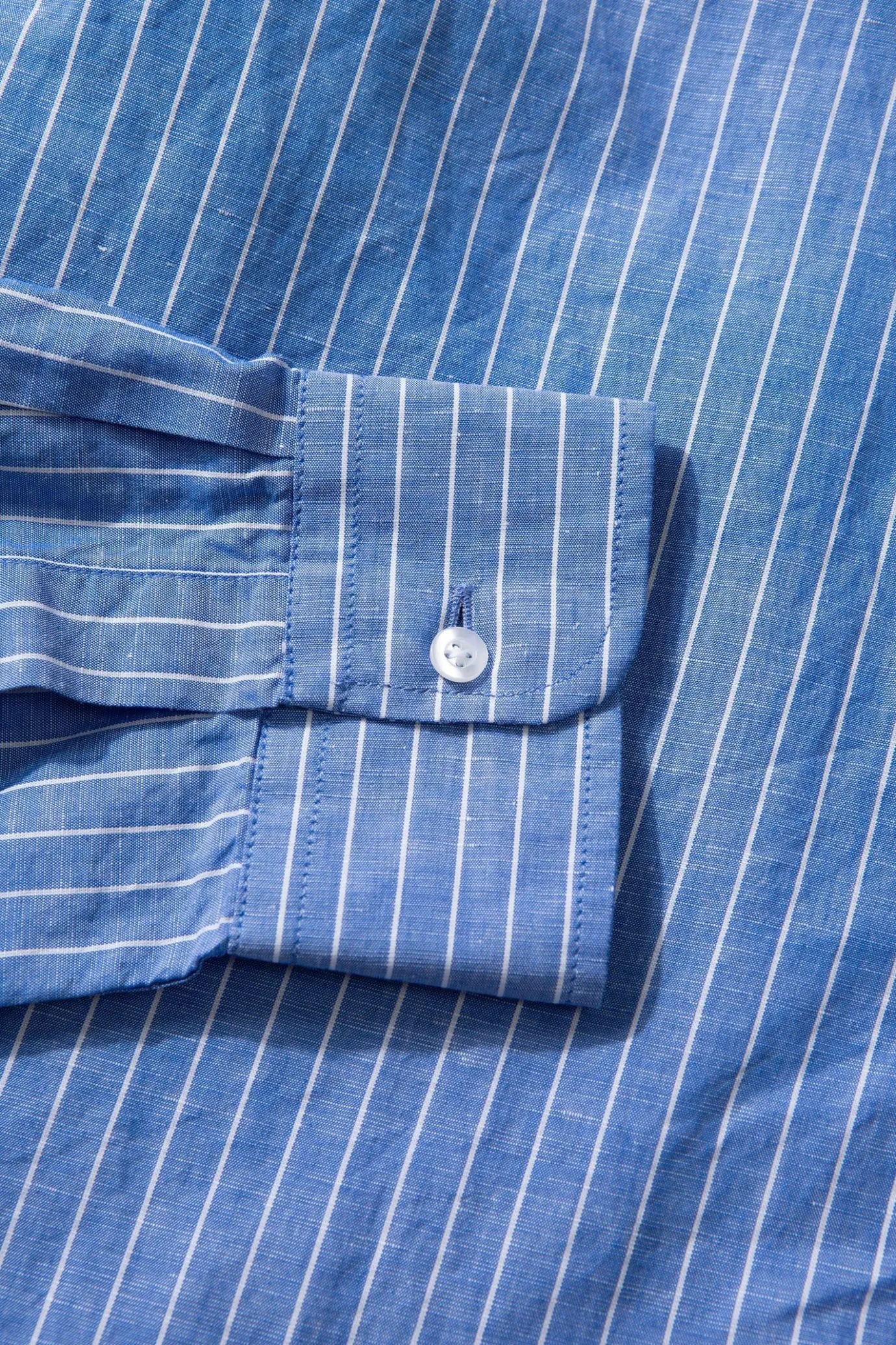 Flash Sale Bold Shirt Vertical Stripes Blue Men Shirts
