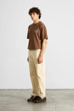 Store Calypso Ii Plain Brown Men T-Shirts