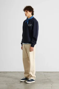 Cheap Calypso Ii Sw Plain Navy Men Sweatshirts
