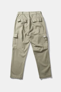 Discount Cargo Pants Plain Khaki Men Trousers