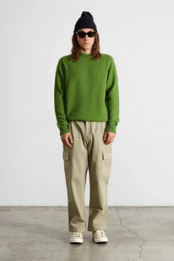 Discount Cargo Pants Plain Khaki Men Trousers