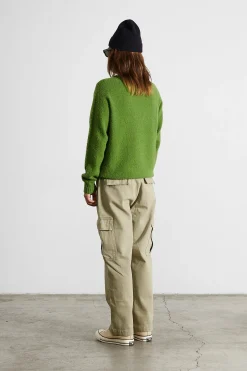 Discount Cargo Pants Plain Khaki Men Trousers
