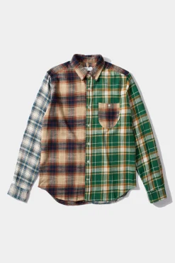 Best Sale Check Block Shirt Men Shirts
