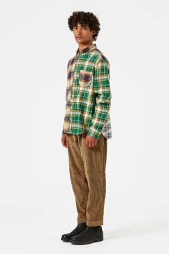 Best Sale Check Block Shirt Men Shirts