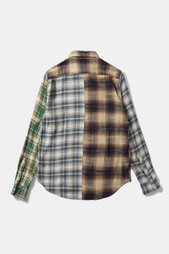 Best Sale Check Block Shirt Men Shirts
