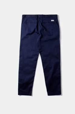 Online Chino Pants Plain Navy Men Trousers