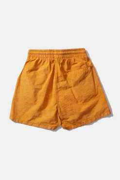 Store Classic Colour Plain Orange Men Swimwear