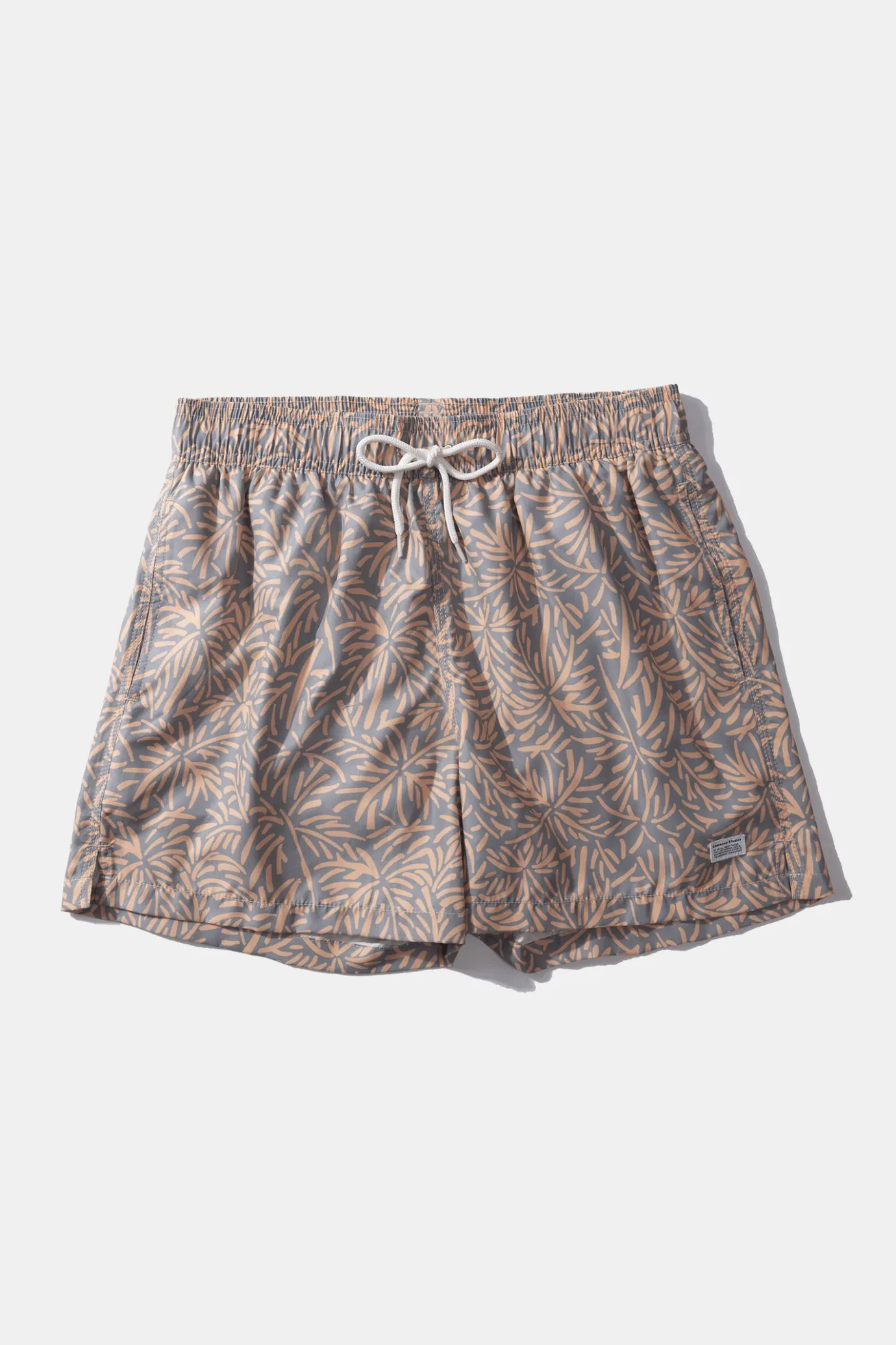 Online Coco Pocket Plain Orange Men Swimwear