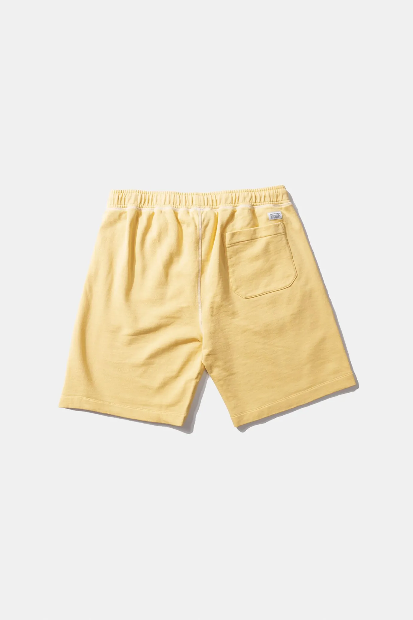 Best Sale College Arch Shorts Plain Light Yellow Men Trousers