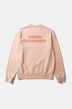 Best Sale Cosmic Pleasures Plain Coral Men Sweatshirts