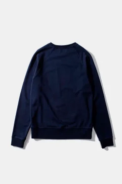 Hot Curly Sw Plain Navy Men Sweatshirts