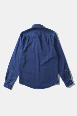 Shop Day Shirt Denim Plain Stonewash Men Shirts