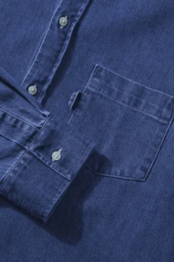 Shop Day Shirt Denim Plain Stonewash Men Shirts