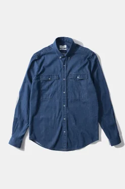 Clearance Denim Pockets Shirt Men Shirts