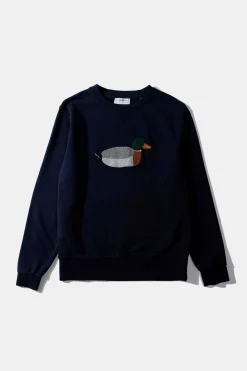 Best Sale Duck Hunt Plain Navy Men Sweatshirts