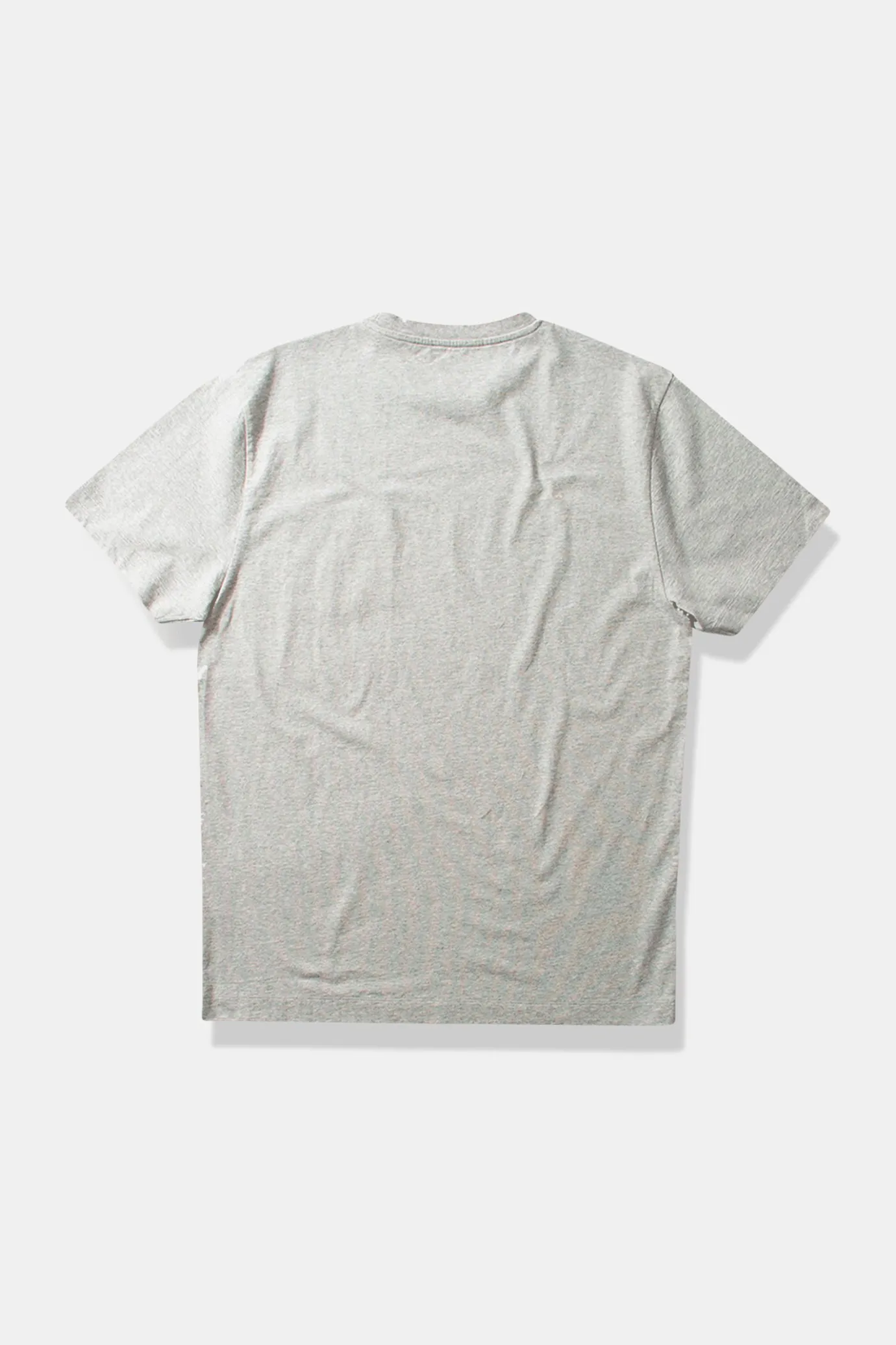 Best Sale Duck Patch Tee Plain Grey Melange Men T-Shirts