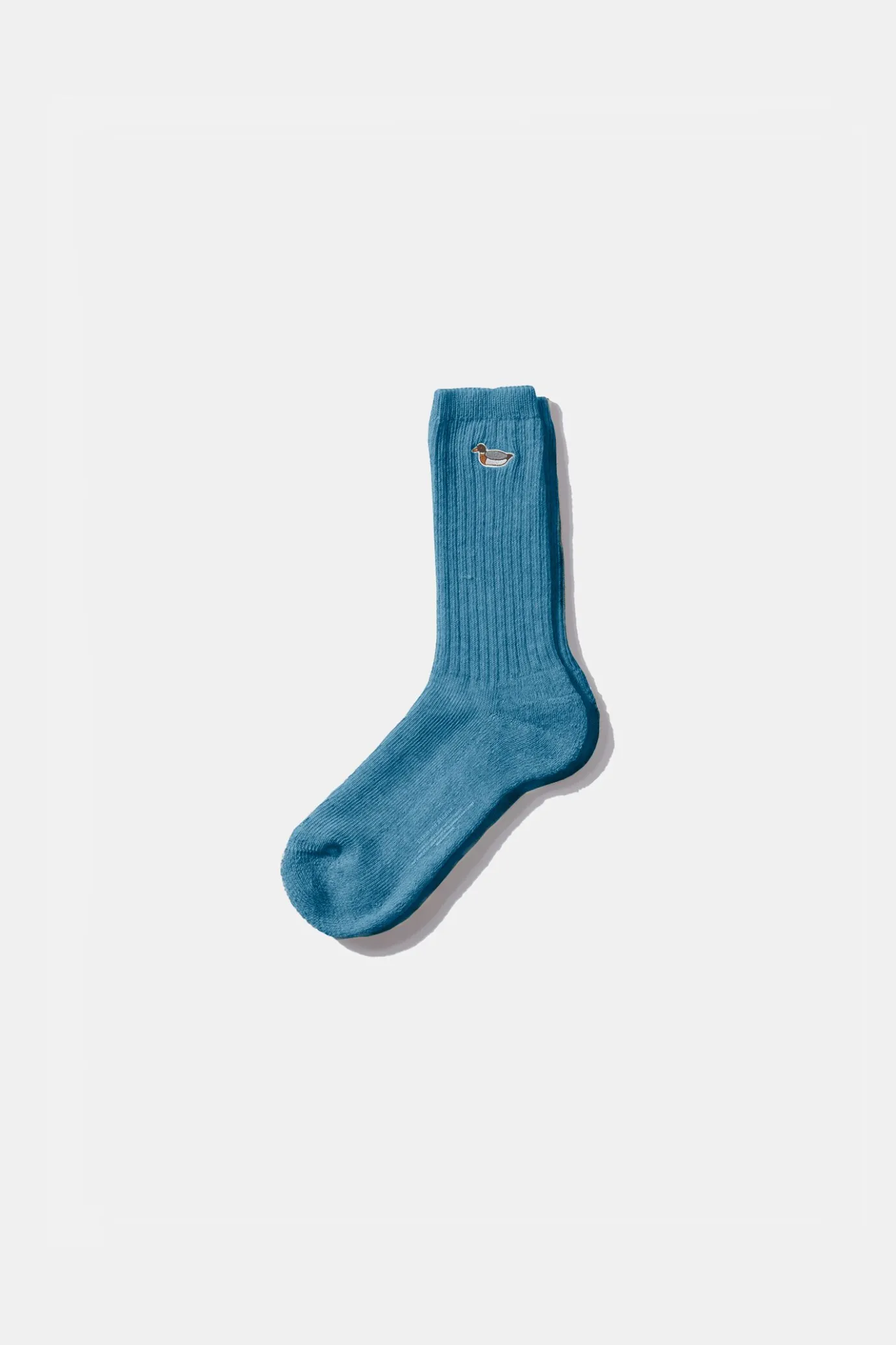 New Duck Socks Plain Aqua Men Accessories