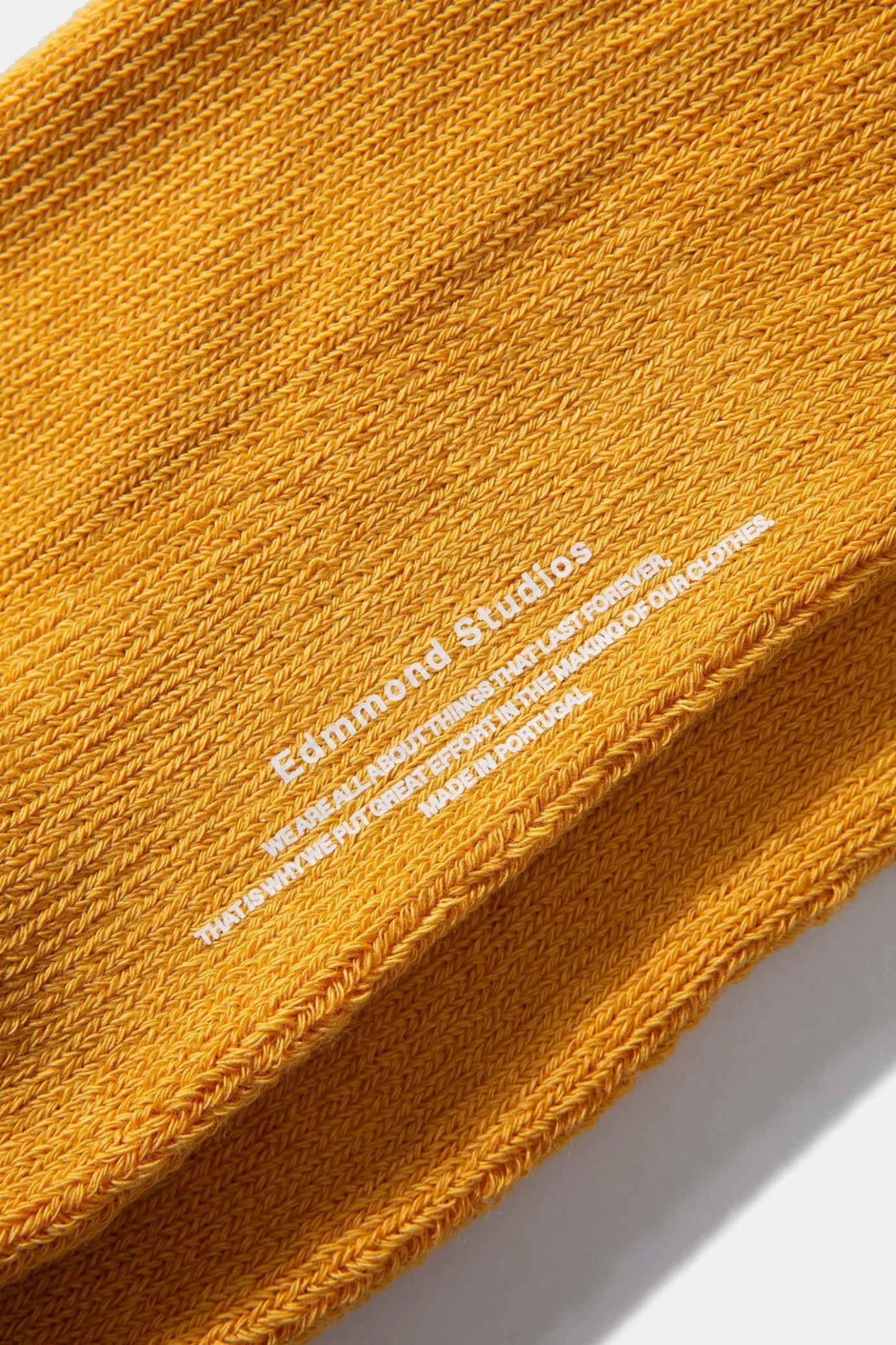 Clearance Duck Socks Plain Mustard Men Accessories