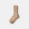 Outlet Duck Socks Plain Tan Men Accessories
