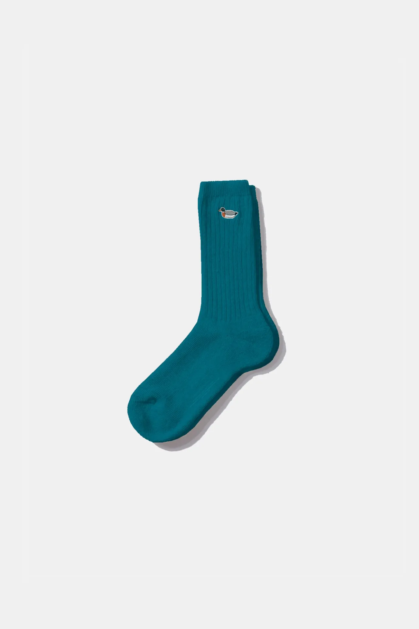 Sale Duck Socks Plain Turquoise Men Accessories