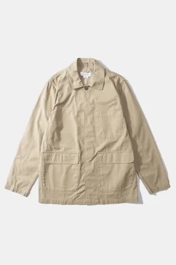 Clearance Dune Jacket Plain Beige Men Outerwear