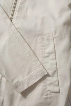 Fashion Embroidery Jacket Plain Off White Men Outerwear