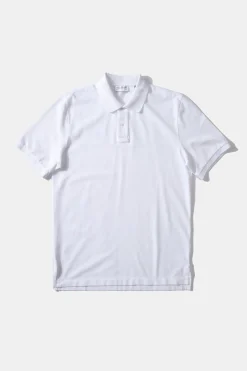 Shop Ferry Polo Plain White Men Polos