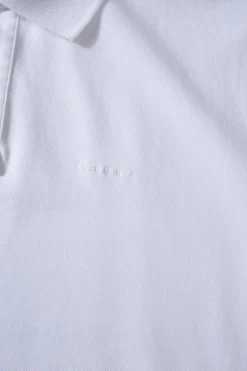 Shop Ferry Polo Plain White Men Polos