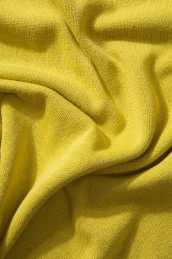 Discount Flax Sweater Plain Green Men Knitwear