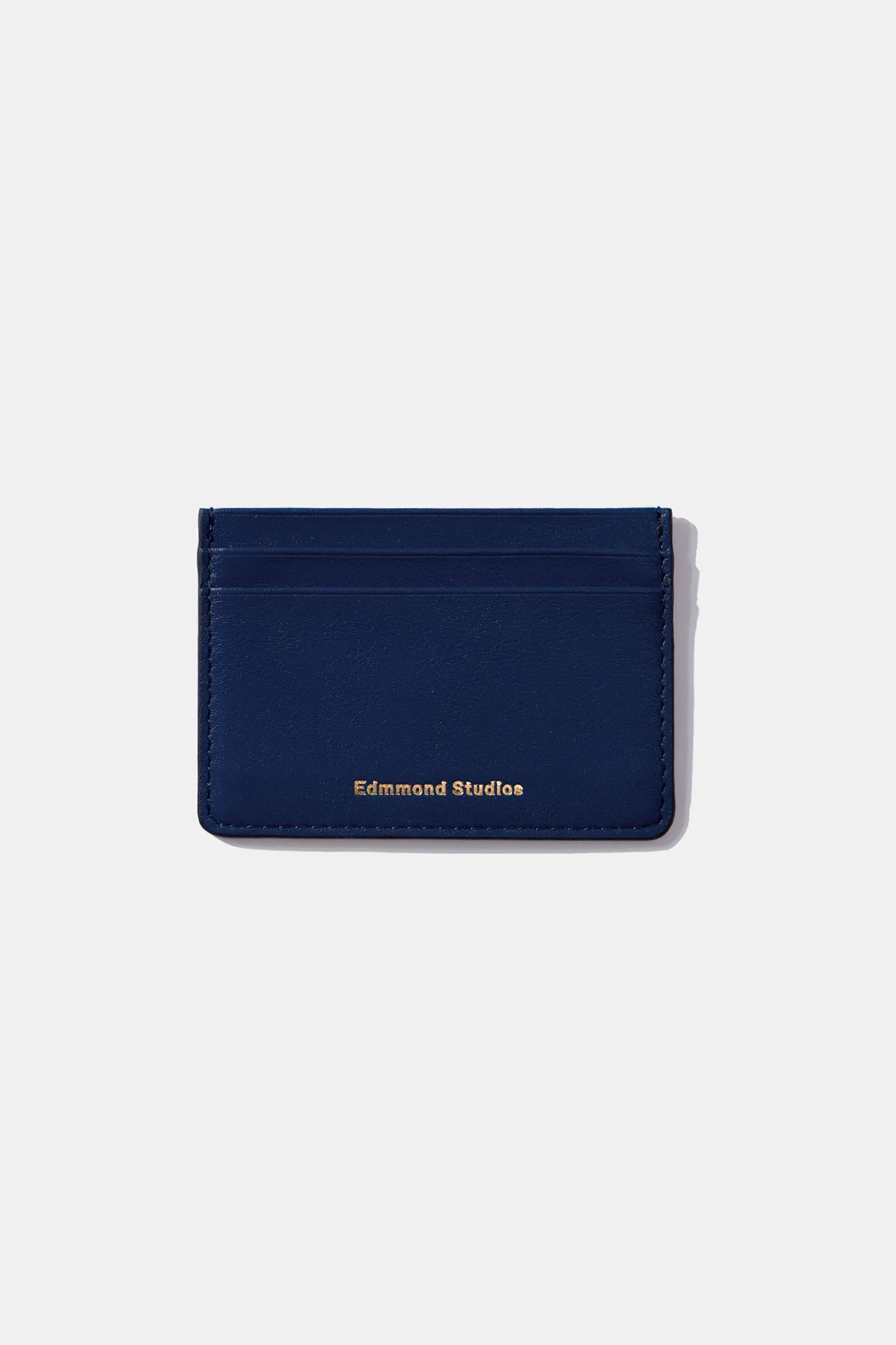 Sale Fold Card Holder Plain Navy Men Accessories