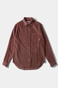 Best French Cord Shirt Plain Salmon Men Shirts
