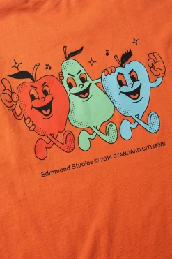 New Fruits Plain Orange Men T-Shirts