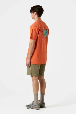 New Fruits Plain Orange Men T-Shirts