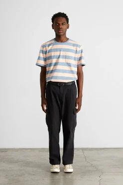 Online Harold Stripes Plain Steel Men T-Shirts