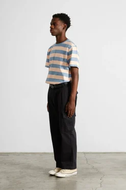 Online Harold Stripes Plain Steel Men T-Shirts
