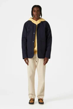 Discount Haven Plain Navy Men Outerwear