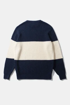 Store Hawaii Sweater Plain Blue Men Knitwear