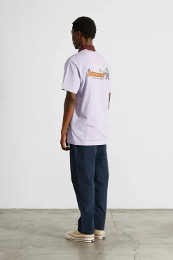 Flash Sale Hocus Plain Light Purple Men T-Shirts