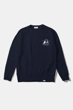 Discount Hooked Plain Navy Men Sweatshirts