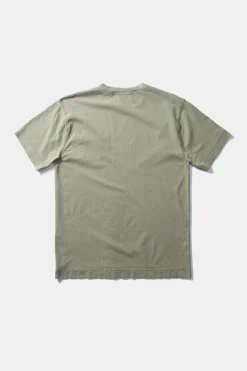 Shop Hugo Plain Olive Men T-Shirts