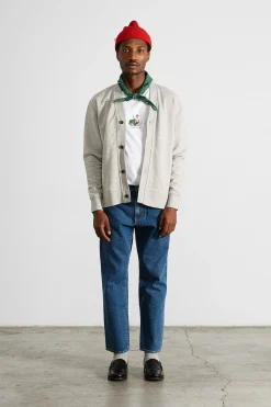 Online Jacob Sw Plain Grey Melange Men Sweatshirts