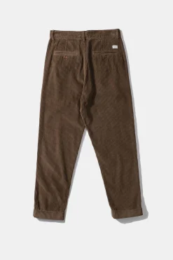 Cheap Jorge Pants Plain Brown Men Trousers