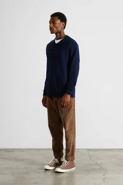 Cheap Jorge Pants Plain Brown Men Trousers