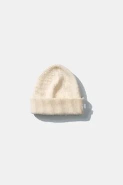 Flash Sale Knit Beanie Plain Beige Men Accessories
