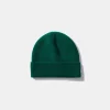 Hot Knit Beanie Plain Green Men Accessories